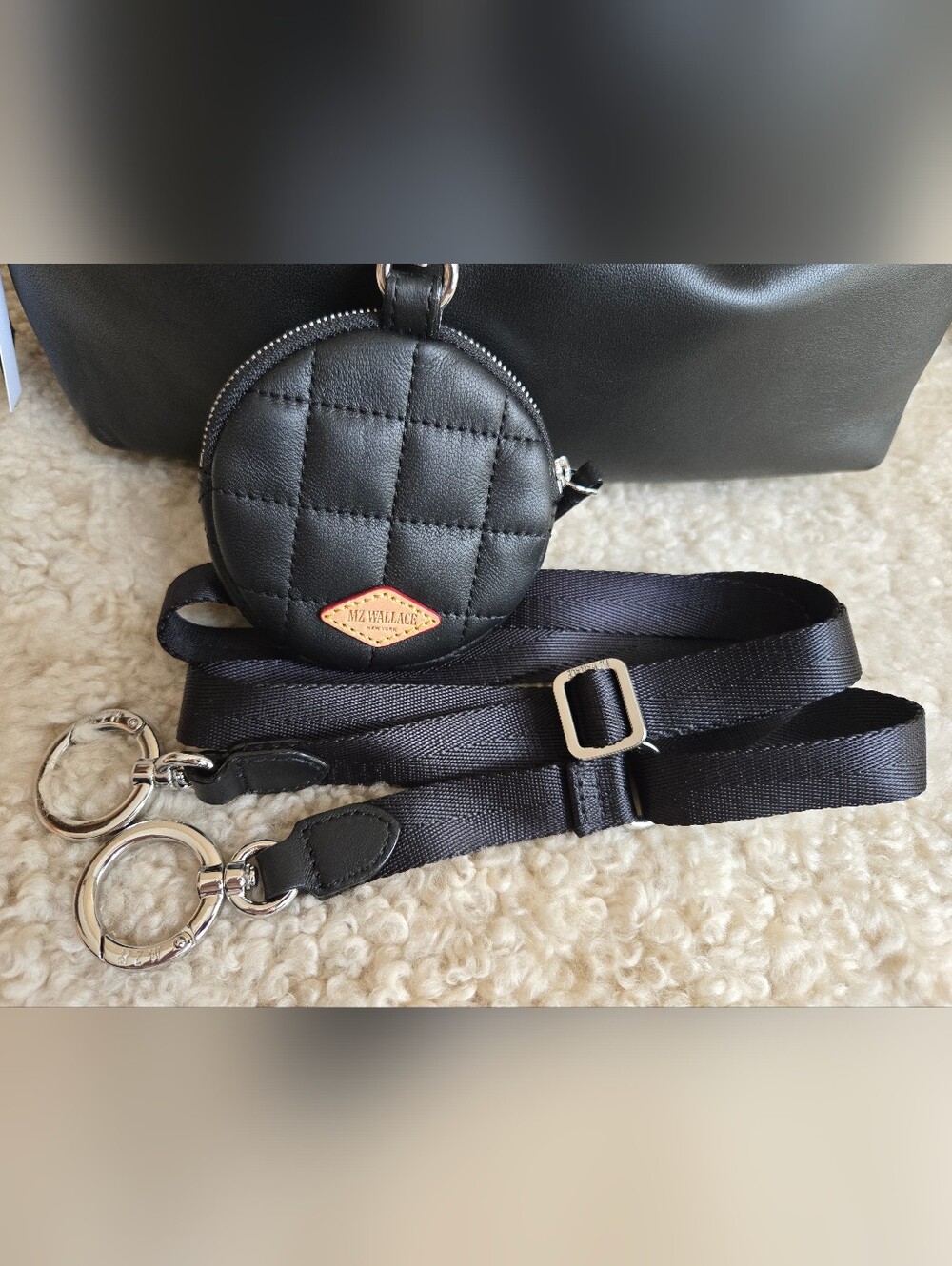 RARE! NWT LEATHER MZ Wallace Small Waverly Shoulder From Holiday 2025 - Picture 11 of 13